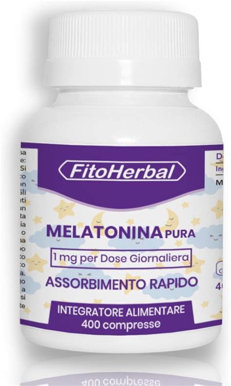 Melatonina Pura Forte Integratore Melatonina Per Dormire Alto