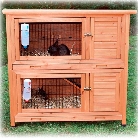 Trixie Natura Two Story Rabbit Hutch Petco