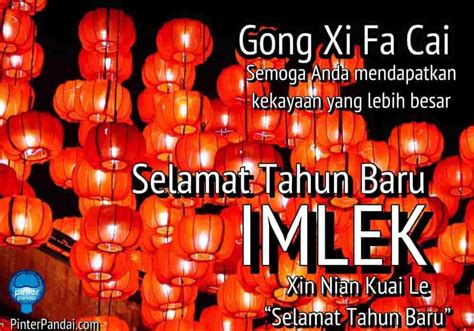 Arti Gong Xi Fa Cai Dan Kata Kata Ucapan Selamat Tahun Baru Imlek