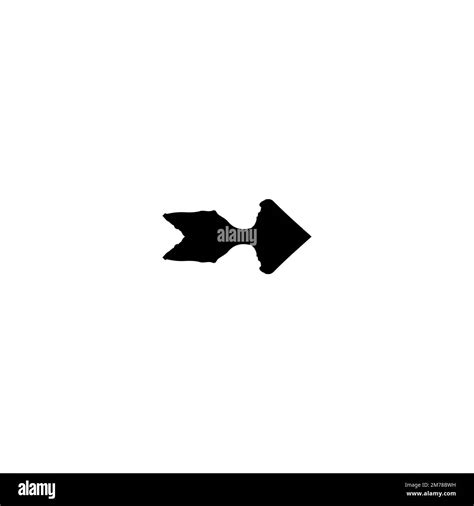 Right Arrow Icon Simple Style Shop Location Poster Background Symbol
