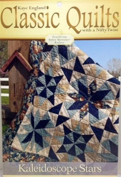 Kaleidoscope Stars Classic Quilt Pattern By Kaye England Etsy