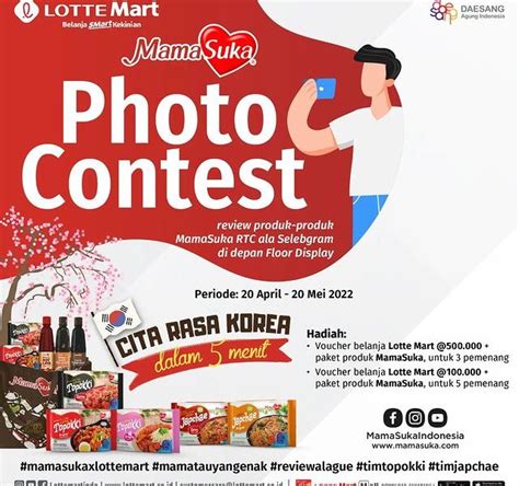 Lomba Foto Mamasuka Rtc Berhadiah Voucher Lotte Mart Total Juta