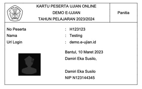 Cara Membuat Kartu Ujian Dan Di Download E Ujian Id