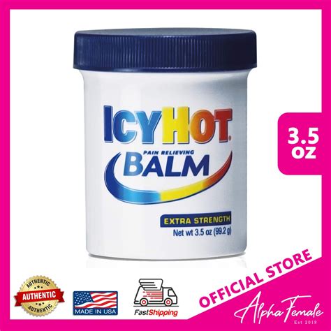 Icy Hot Extra Strength Pain Relieving Balm For Back Pain Shoulder Pain Muscle Joint Pain