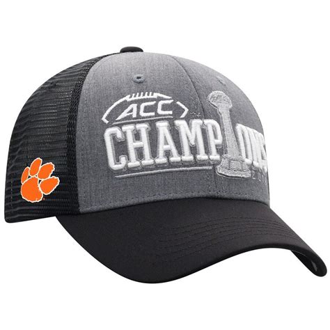 Mens Top Of The World Grayblack Clemson Tigers 2019 Acc Football