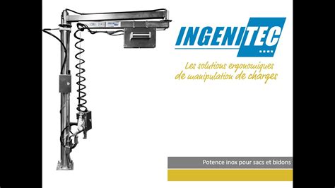 Ingenitec Potence Inox Avec Pr Henseur Ventouse Ou Crochets