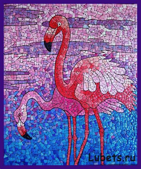 Мозаика из яичной скорлупы | Eggshell mosaic, Mosaic art, Mosaic birds