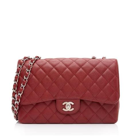 Chanel Caviar Leather Classic Jumbo Single Flap Bag