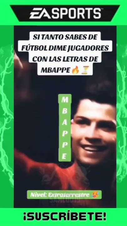 Dime Jugadores Con Las Letras De Mbappe🐢🔥 Shorts Fifa Football