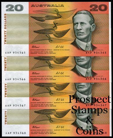 Australian Banknotes Australian Decimal Paper Banknotes 1991