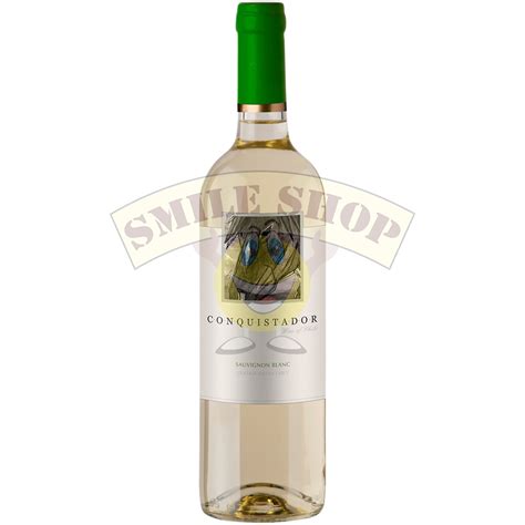 Conquistador Sauvignon Blanc Białe Półwytrawne Wino 0 75L 12 5 Smile