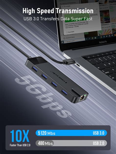 Lemorele Usb C Hub Multiport Adapter 10 In 1 Usb C Dongle 【tc93】