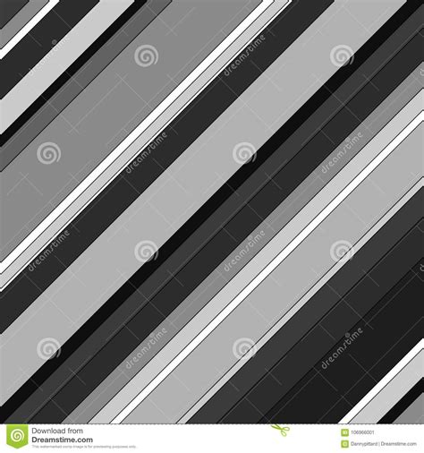 Black White And Grey Diagonal Striped Pattern Background Stock