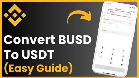 How To Convert BUSD To USDT In Binance YouTube