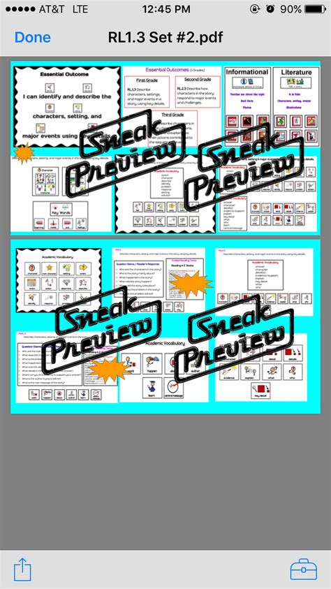 Adapted Rl 1 3 Identify Characters Setting Events Level A B Book Unit