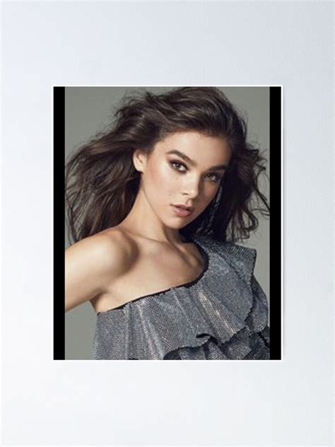 Hailee Steinfeld 1 Poster For Sale By Geraiartist Redbubble