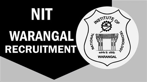 Nit Warangal Recruitment 2023 Check Post Age Qualification Salary