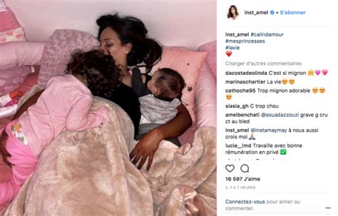 Amel Bent instant câlin avec ses filles Closer