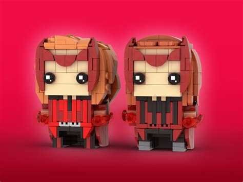 LEGO MOC Scarlet Witch Brickheadz LEGO MOC - Marvel Studios WandaVision ...