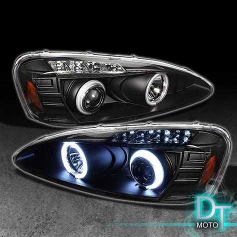 Find BLACK 04 08 PONTIAC GRAND PRIX CCFL HALO PROJECTOR LED HEADLIGHTS