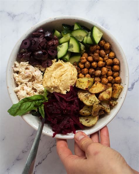 Vegan Mediterranean Buddha Bowl Plentyfull Vegan