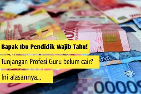 Tunjangan Profesi Guru Sertifikasi Triwulan 3 Belum Cair Padahal Masuk