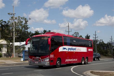 Greyhound Volvo B R Irizar Shortly Before Arriving Flickr