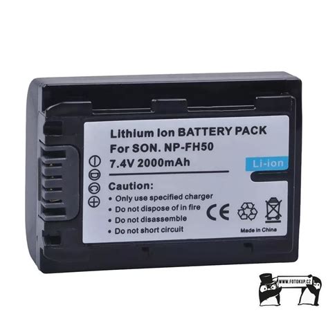 Fotoaparáty příslušenství | Baterie Sony NP-FH50 2000mAh | fotokup.cz ...