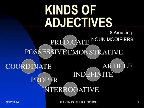 Ppt Kinds Of Adjectives Powerpoint Presentation Free Download Id374991