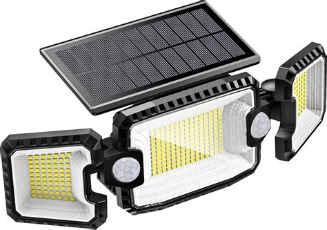 Quntis Led Ip Solarlampen F R Au En Mit Bewegungsmelder Lm