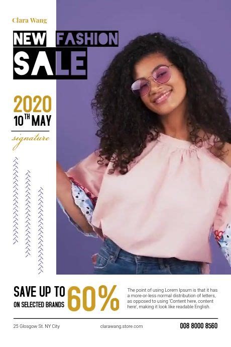 Fashion Sale Poster In 2020 Fashion Poster Fashion Sale Poster