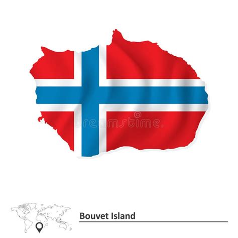 Map of Bouvet Island stock vector. Illustration of sign - 125148641