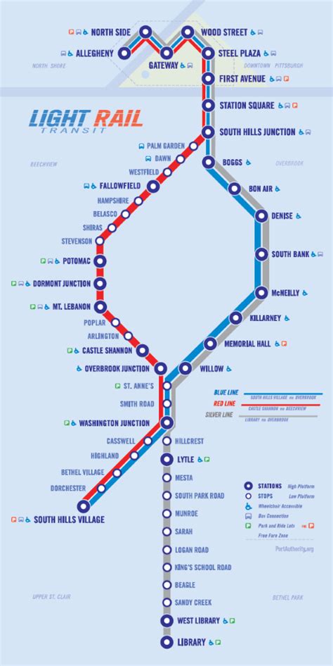 Pittsburgh Rail Map Nelly Yevette