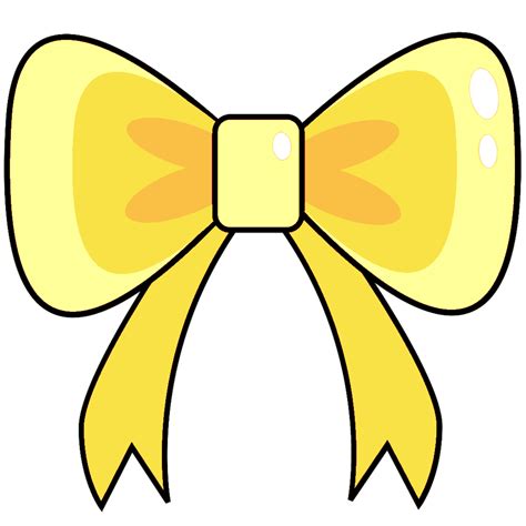 yellow ribbon bow 16775141 PNG