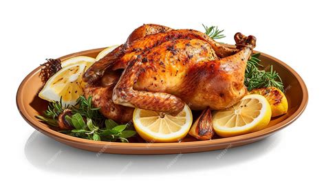 Premium Ai Image Overhead View Of Roasted Turkey Meat In Container