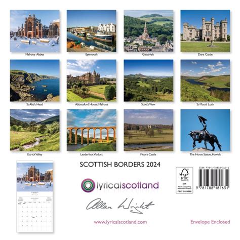 Zz Calendar Scottish Borders Op Lyrical Scotland