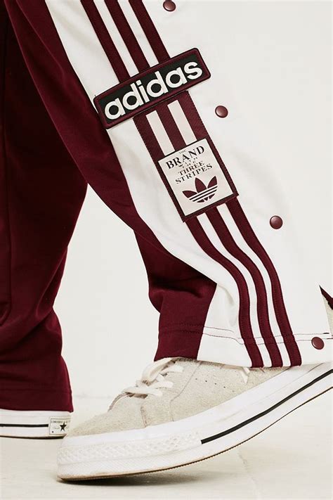 Adidas Adibreak Maroon Track Pants Casual Maroon Track Pants