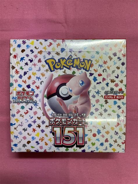 ポケモンカード 151 Box シュリンク付