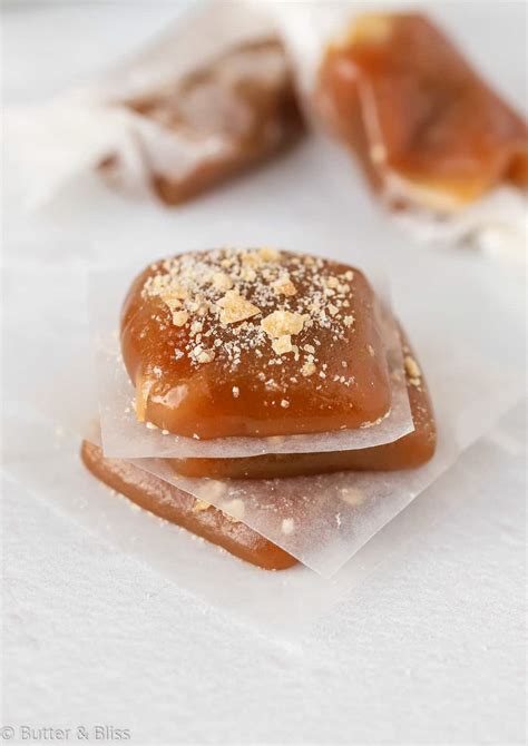 Apple Cider Caramels With Ginger Butter And Bliss