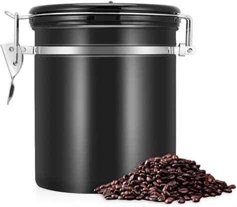 15l Coffee Container Airtight Stainless Steel Coffee Bean Container