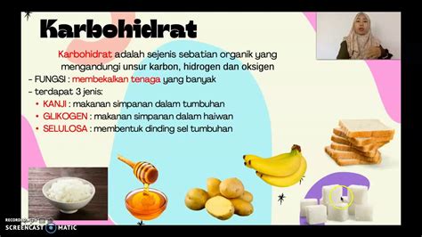 Sains Tingkatan 2 Bab 3 Nutrisi 31 Kelas Makanan Youtube