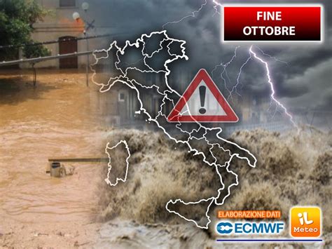 Meteo Fine Ottobre Pericolo Alluvioni In Italia Stavolta Il Rischio