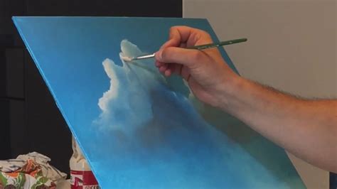 Come Dipingere Le Nuvole Tutorial How Are Painted The Clouds Pintar