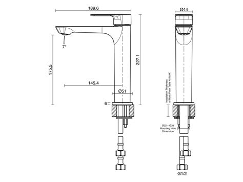 Milli Trace Medium Height Basin Mixer Chrome 5 Star From Reece