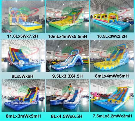 The Tallest 40ft Tall Cheap Inflatable Curve Twister Water Slide With