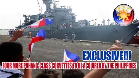 FOUR MORE DECOMMISSIONED POHANG CLASS CORVETTES FROM SOUTH KOREA TO BE