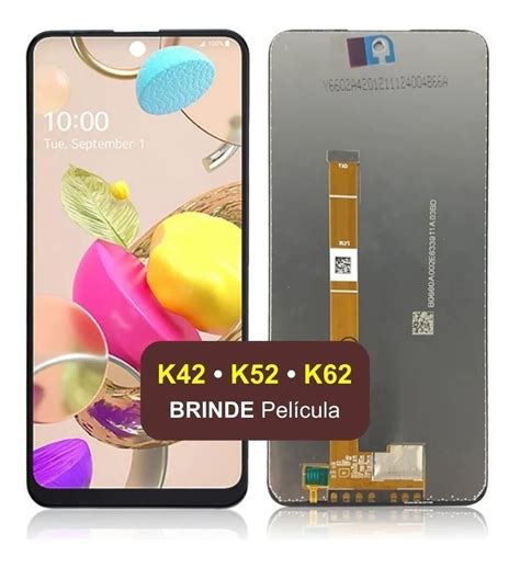 Tela Frontal Touch Display Para LG K42 K52 K62 Brinde Pelic