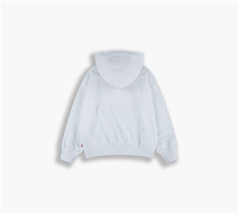 Sweat À Capuche Oversize Pour Enfant Blanc Levis® Fr