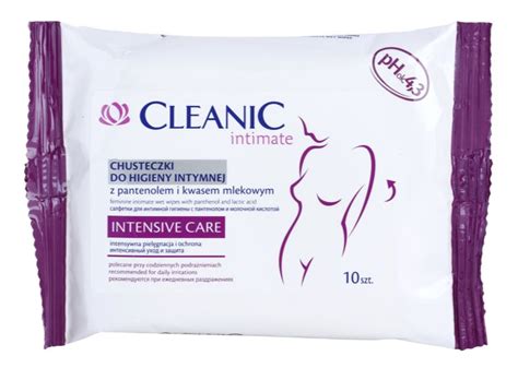 Cleanic Intimate Intimate Cleansing Wipes Notino Co Uk