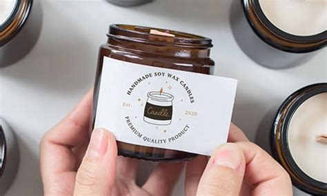 Custom Candle Labels Create Your Own Designs